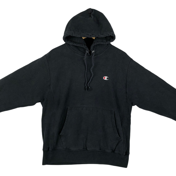 Champion REVERSE WEAVE Reverse Weave Sweat Pullover Hoodie Men's M cotton black type Vintage Second Hand