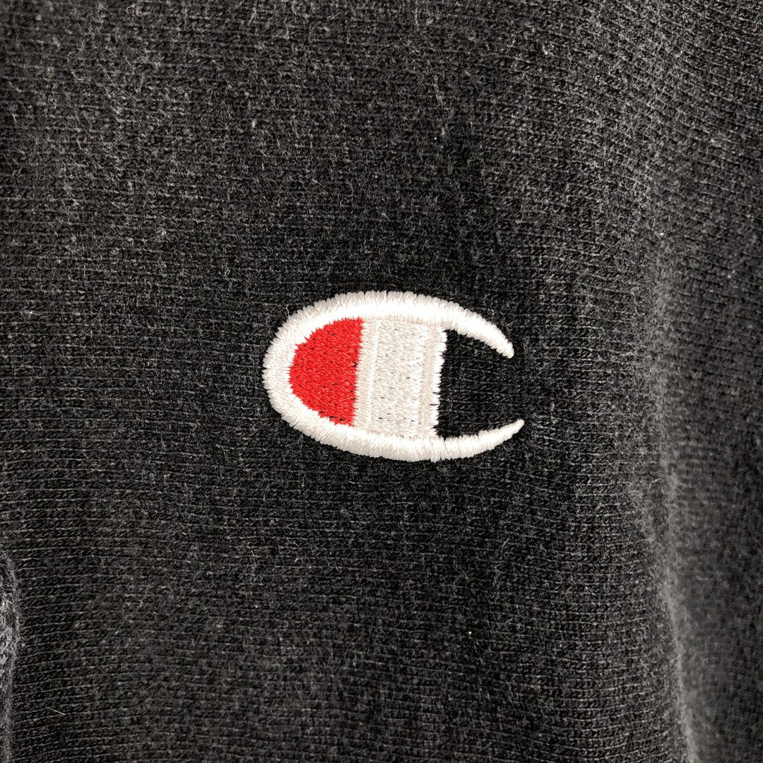 Champion REVERSE WEAVE Reverse Weave Sweat Pullover Hoodie Men's M cotton black type Vintage Second Hand