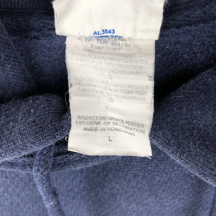 Champion Reverse Weave MP Murphy Advertising Sweat Pullover Hoodie (Men's Size L) cotton navy blue type Vintage Second Hand