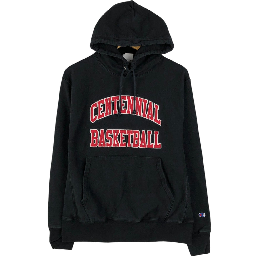 Champion REVERSE WEAVE Reverse Weave College Sweat Pullover Hoodie Men's M cotton black type Vintage Second Hand