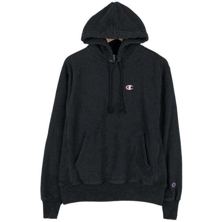 Champion REVERSE WEAVE Reverse Weave Sweat Pullover Hoodie Men's M cotton black type Vintage Second Hand