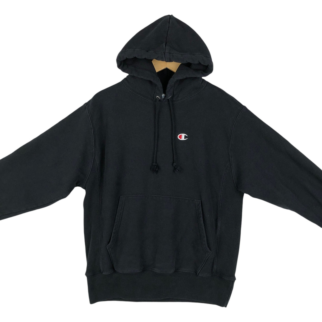 Champion REVERSE WEAVE Reverse Weave Sweat Pullover Hoodie Men's M cotton black type Vintage Second Hand