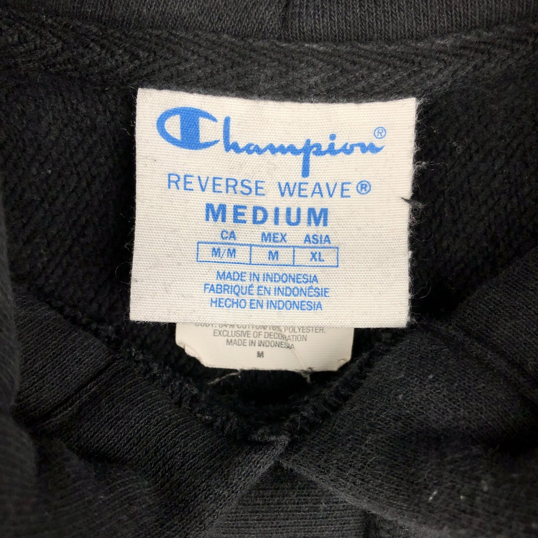 Champion REVERSE WEAVE Reverse Weave Sweat Pullover Hoodie Men's M cotton black type Vintage Second Hand