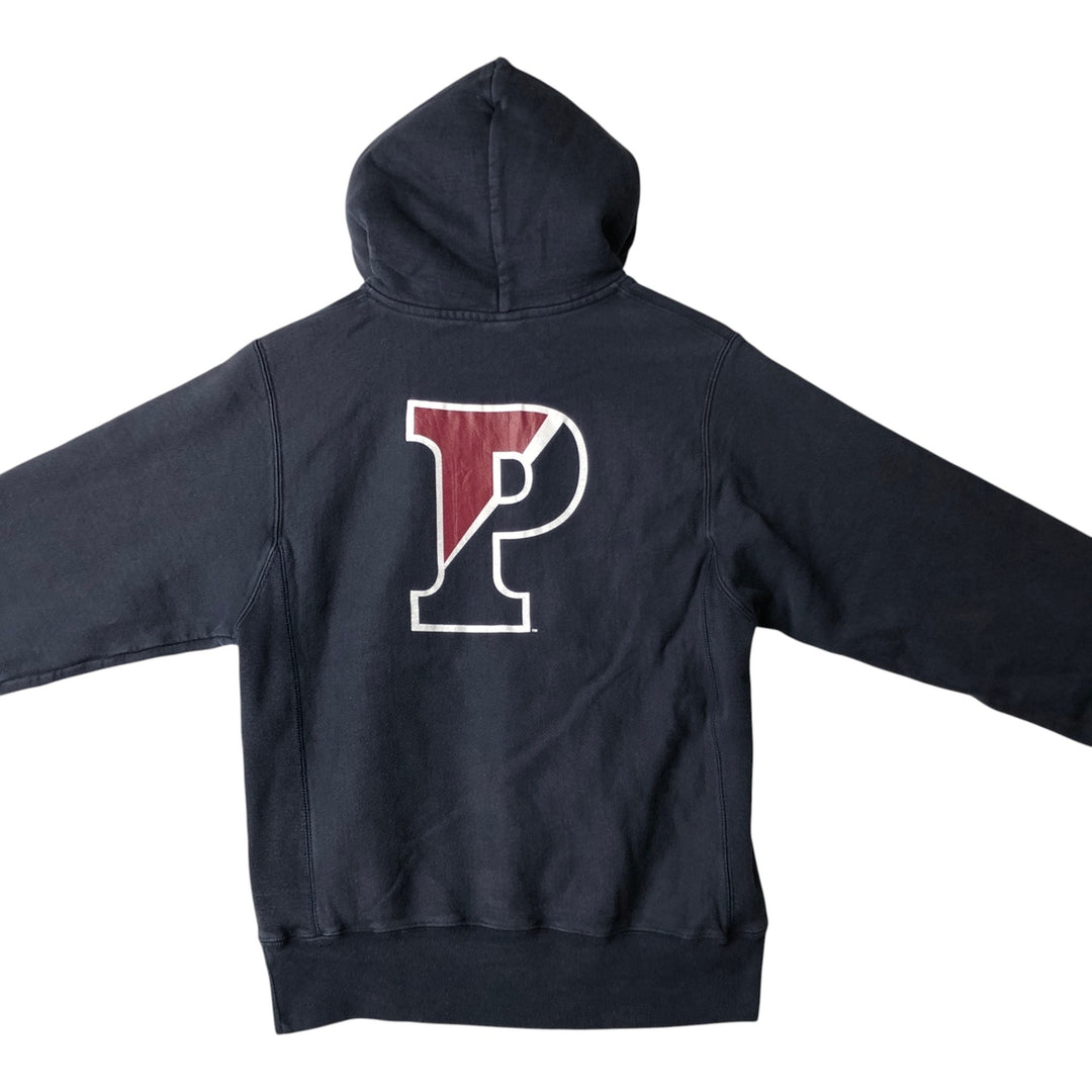 Champion Reverse Weave PENN University of Pennsylvania College Sweat Pullover Hoodie (Men's Size S) cotton navy blue type Vintage Second Hand