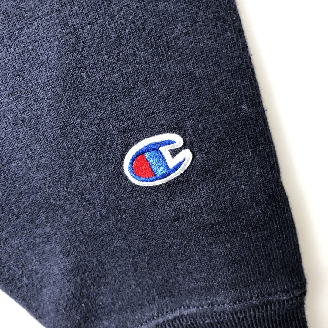 Champion Reverse Weave Dell Technologies Advertising Sweat Pullover Hoodie, Men's Size M (approx.) cotton navy blue type Vintage Second Hand