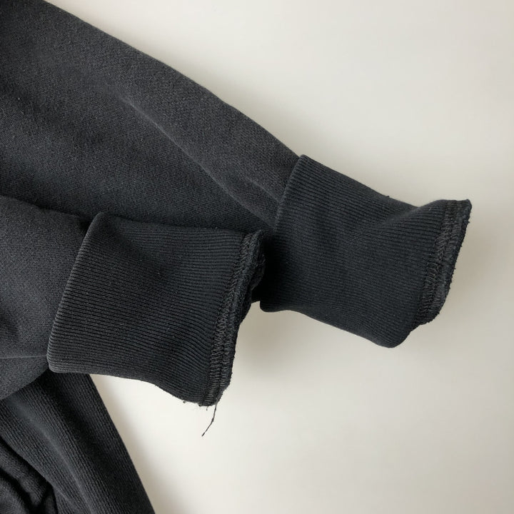 Champion REVERSE WEAVE Sweatshirt Half-Button Hoodie, Men's Size L (approx.) cotton black type Vintage Second Hand