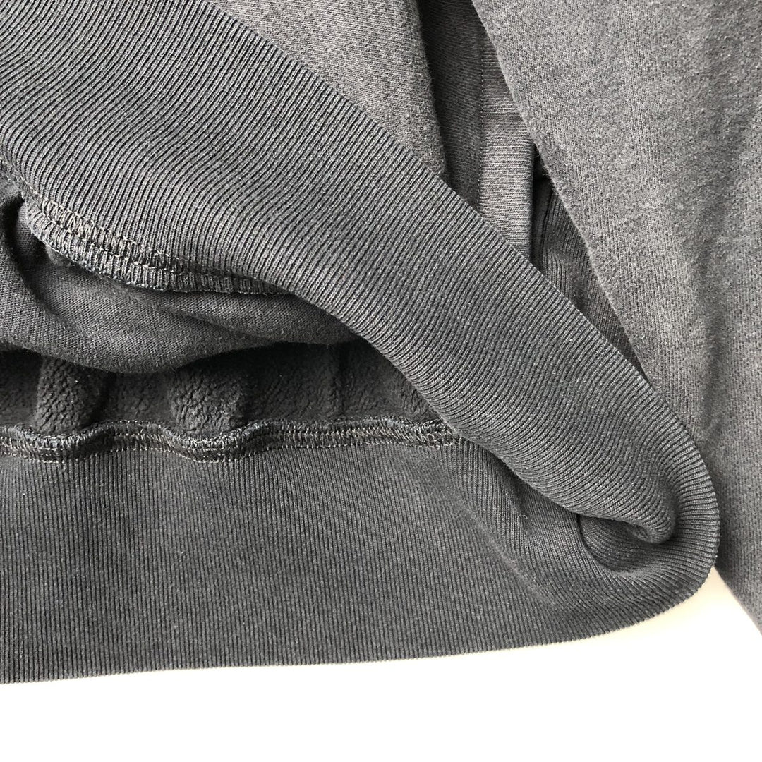 Champion REVERSE WEAVE Sweatshirt Half-Button Hoodie, Men's Size L (approx.) cotton black type Vintage Second Hand
