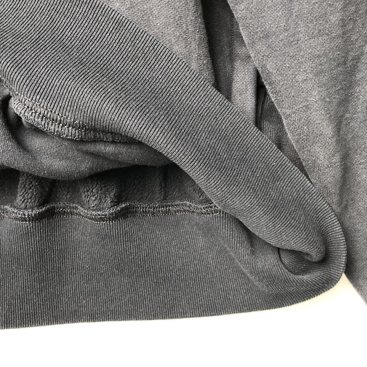 Champion REVERSE WEAVE Sweatshirt Half-Button Hoodie, Men's Size L (approx.) cotton black type Vintage Second Hand