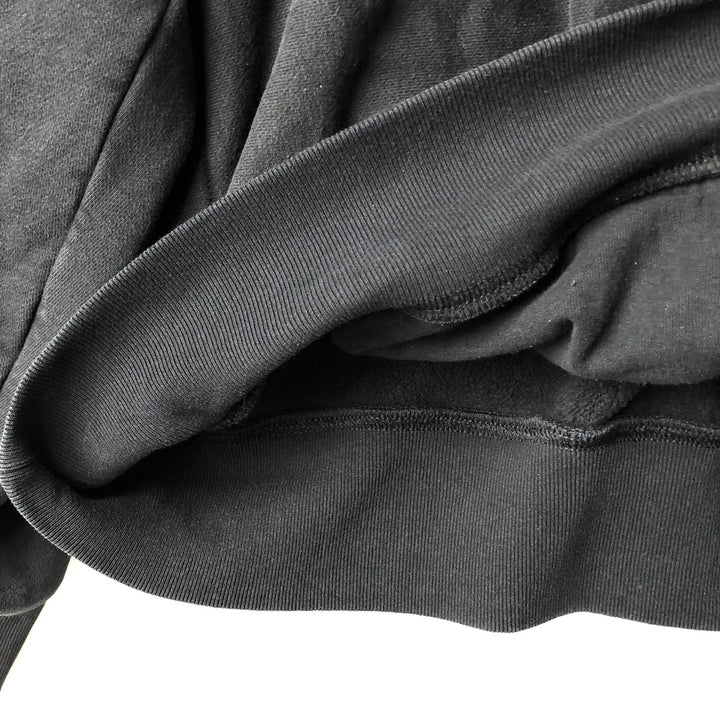 Champion REVERSE WEAVE Sweatshirt Half-Button Hoodie, Men's Size L (approx.) cotton black type Vintage Second Hand