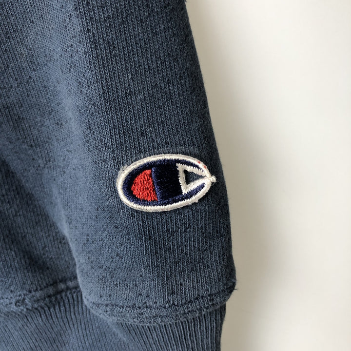 2000'S Champion Premium Reverse Weave Advertising Sweat Pullover Hoodie, Men's Size XL (approx.) cotton navy blue type Vintage Second Hand