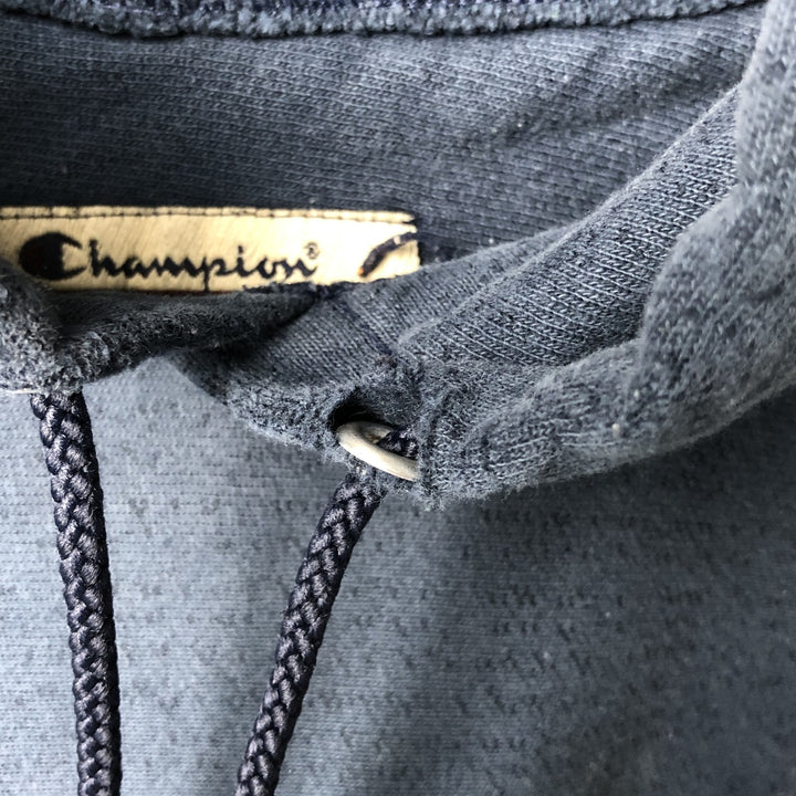 2000'S Champion Premium Reverse Weave Advertising Sweat Pullover Hoodie, Men's Size XL (approx.) cotton navy blue type Vintage Second Hand