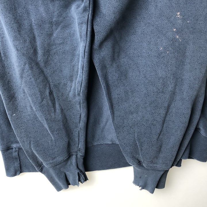 2000'S Champion Premium Reverse Weave Advertising Sweat Pullover Hoodie, Men's Size XL (approx.) cotton navy blue type Vintage Second Hand