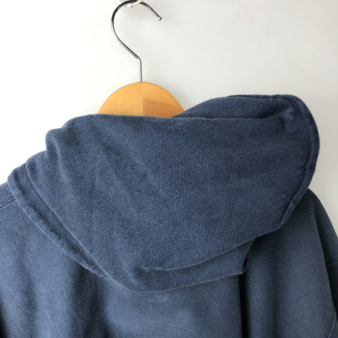 2000'S Champion Premium Reverse Weave Advertising Sweat Pullover Hoodie, Men's Size XL (approx.) cotton navy blue type Vintage Second Hand