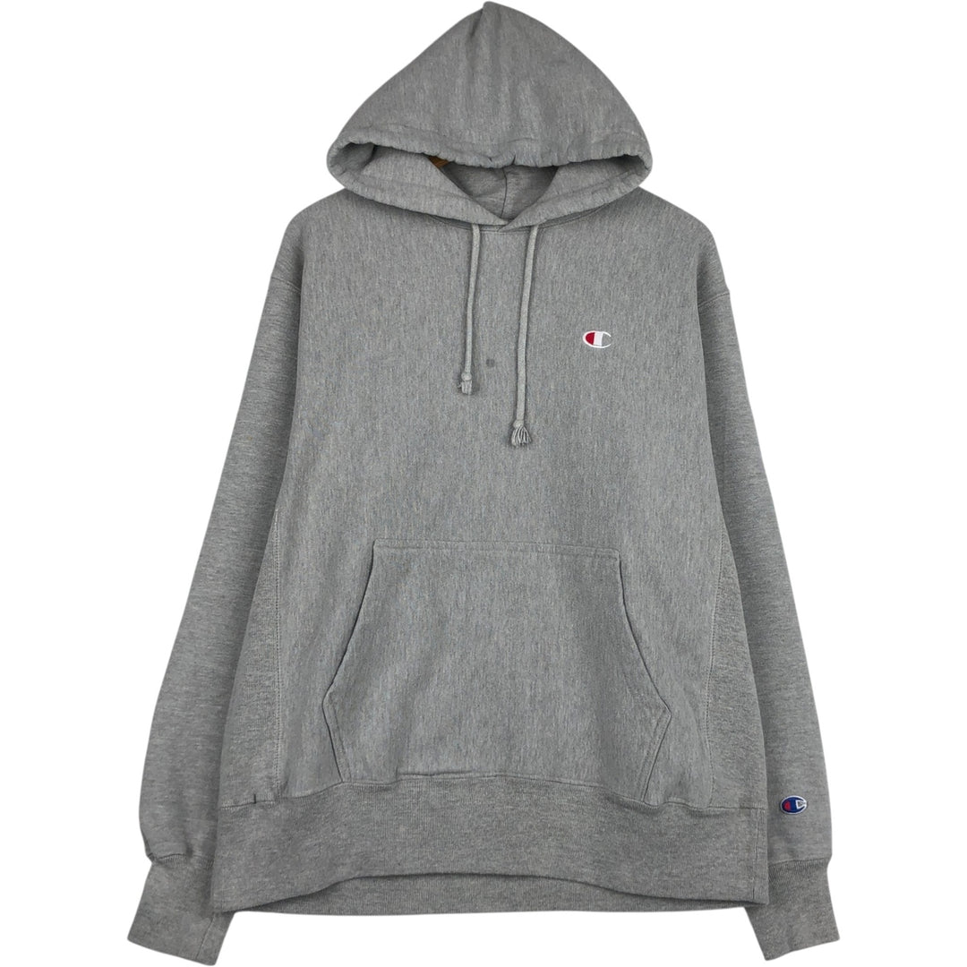 Champion REVERSE WEAVE Reverse Weave Sweat Pullover Hoodie Men's L size cotton gray type Vintage Second Hand