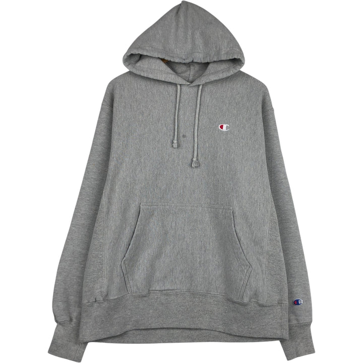 Champion REVERSE WEAVE Reverse Weave Sweat Pullover Hoodie Men's L size cotton gray type Vintage Second Hand
