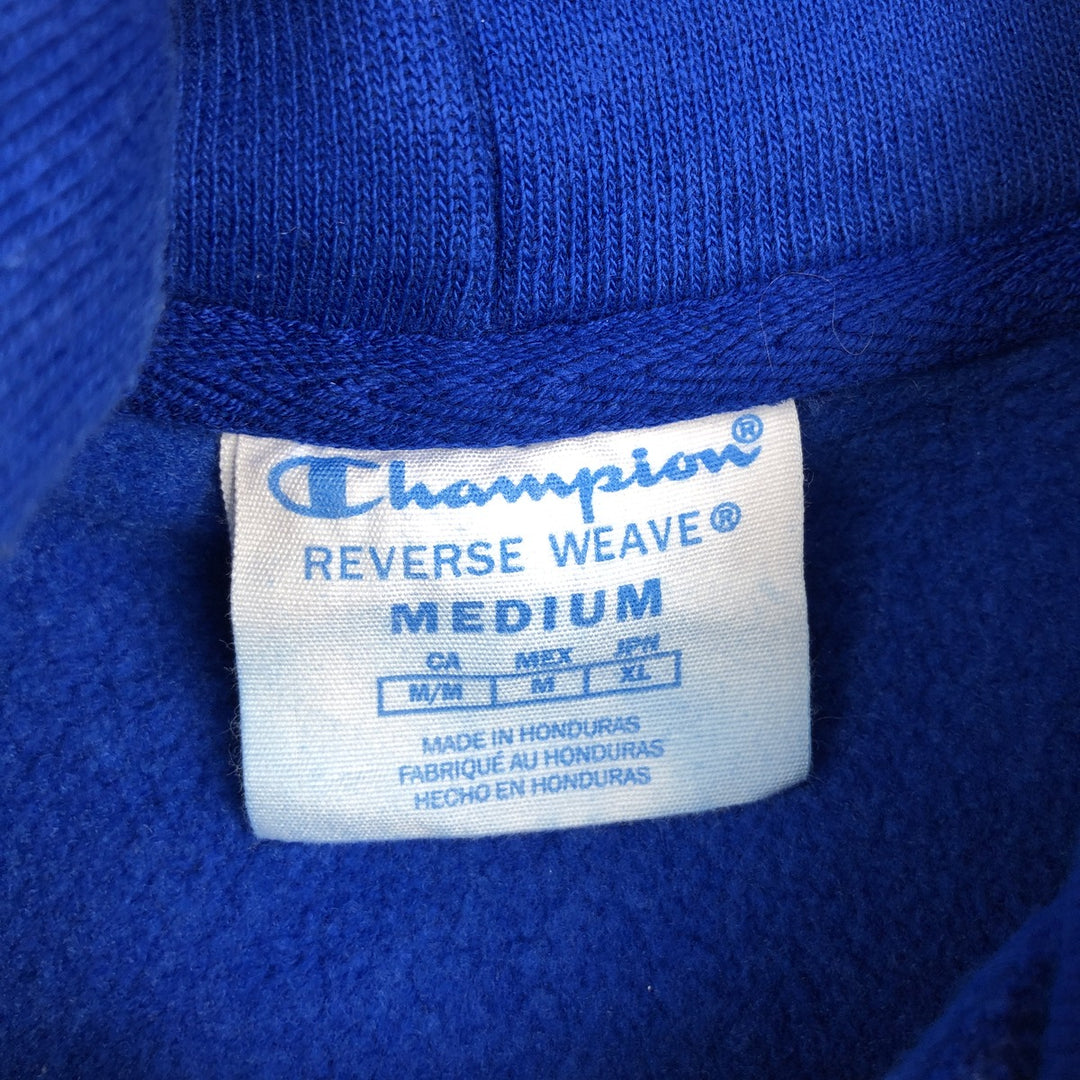 Champion REVERSE WEAVE Reverse Weave College Sweat Pullover Hoodie Men's M cotton blue type Vintage Second Hand