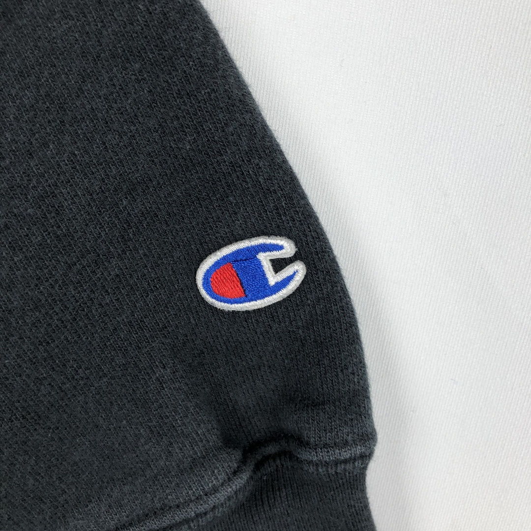 Champion REVERSE WEAVE Advertising Sweat Pullover Hoodie, Men's XL (approx.) cotton black type Vintage Second Hand