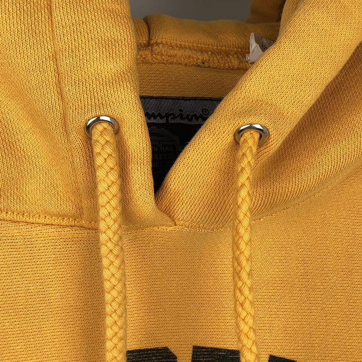 Champion College Sweat Pullover Hoodie, Men's Size L cotton yellow type Vintage Second Hand