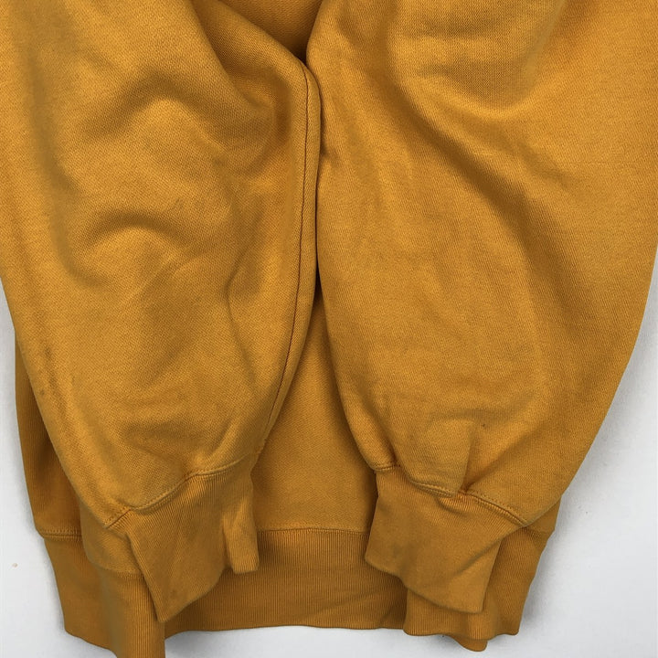 Champion College Sweat Pullover Hoodie, Men's Size L cotton yellow type Vintage Second Hand
