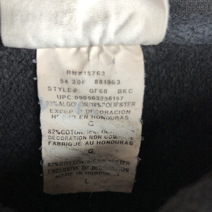 Champion REVERSE WEAVE Reverse Weave Sweat Pullover Hoodie Men's L size cotton black type Vintage Second Hand