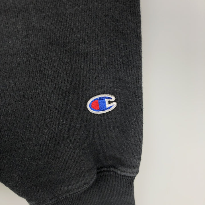 Champion REVERSE WEAVE Reverse Weave Sweat Pullover Hoodie Men's L size cotton black type Vintage Second Hand