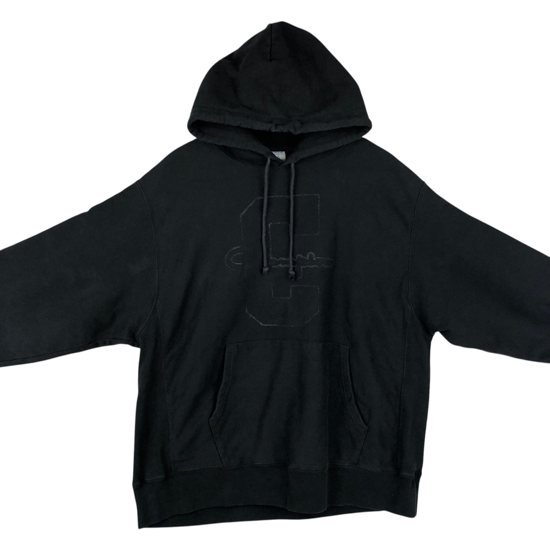 Champion REVERSE WEAVE Reverse Weave Sweat Pullover Hoodie Men's XL unclear black type Vintage Second Hand