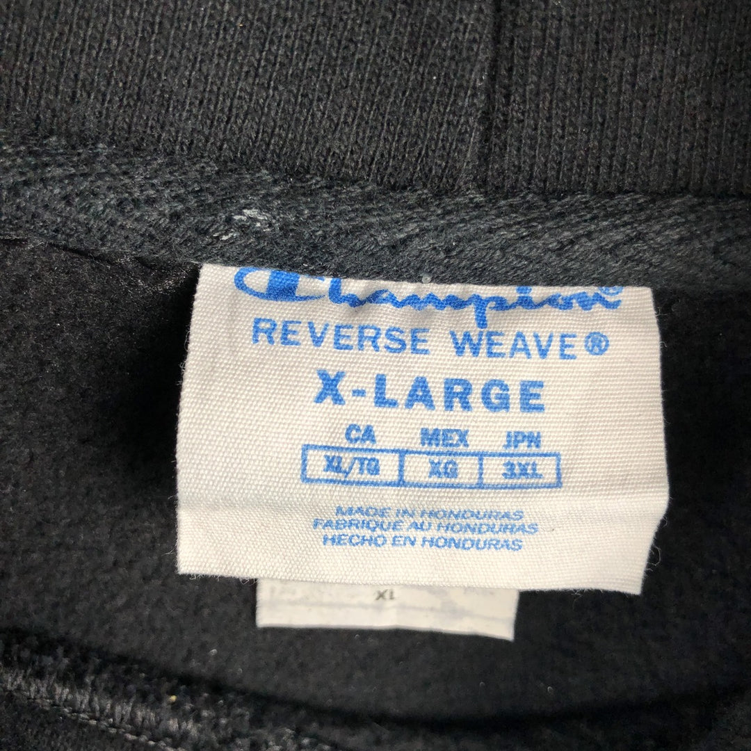 Champion REVERSE WEAVE Reverse Weave Sweat Pullover Hoodie Men's XL unclear black type Vintage Second Hand