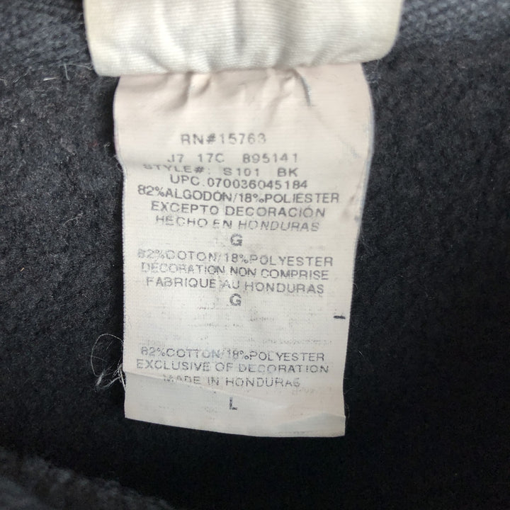Champion Reverse Weave Advertising Sweat Pullover Hoodie, Men's Size L (approx.) cotton black type Vintage Second Hand