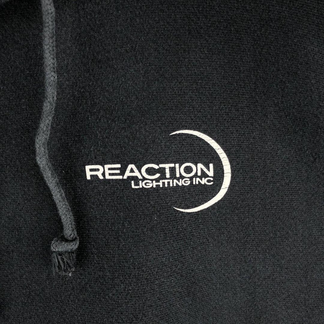 Champion Reverse Weave Advertising Sweat Pullover Hoodie, Men's Size L (approx.) cotton black type Vintage Second Hand