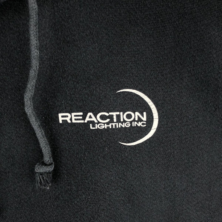 Champion Reverse Weave Advertising Sweat Pullover Hoodie, Men's Size L (approx.) cotton black type Vintage Second Hand