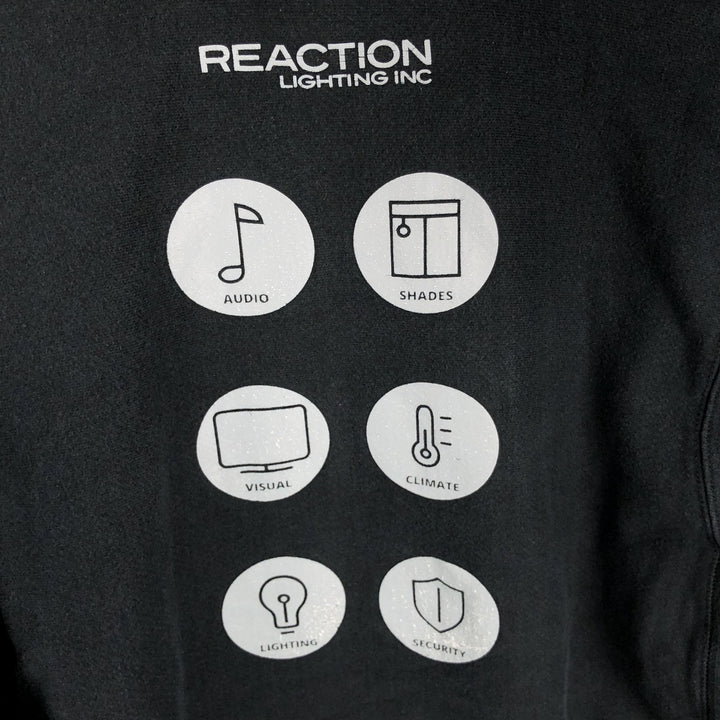 Champion Reverse Weave Advertising Sweat Pullover Hoodie, Men's Size L (approx.) cotton black type Vintage Second Hand