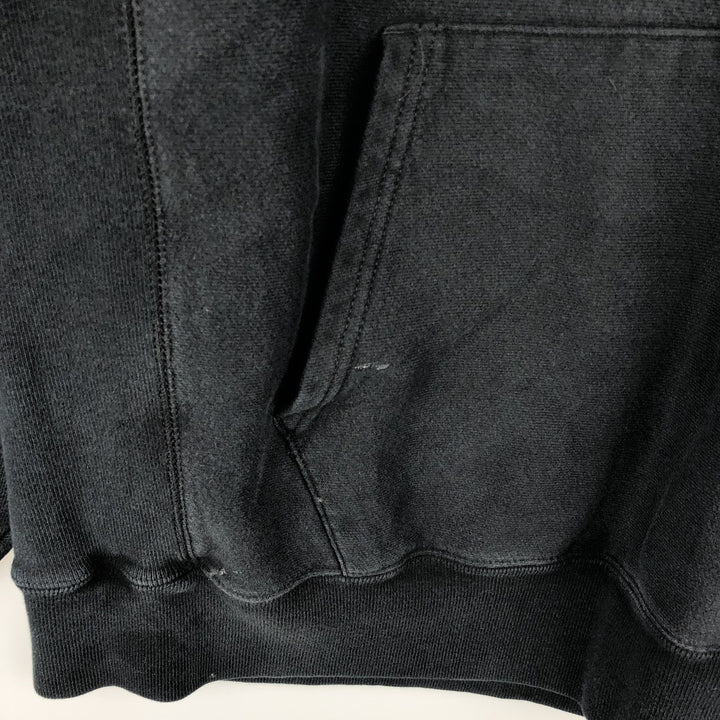 Champion Reverse Weave Advertising Sweat Pullover Hoodie, Men's Size L (approx.) cotton black type Vintage Second Hand