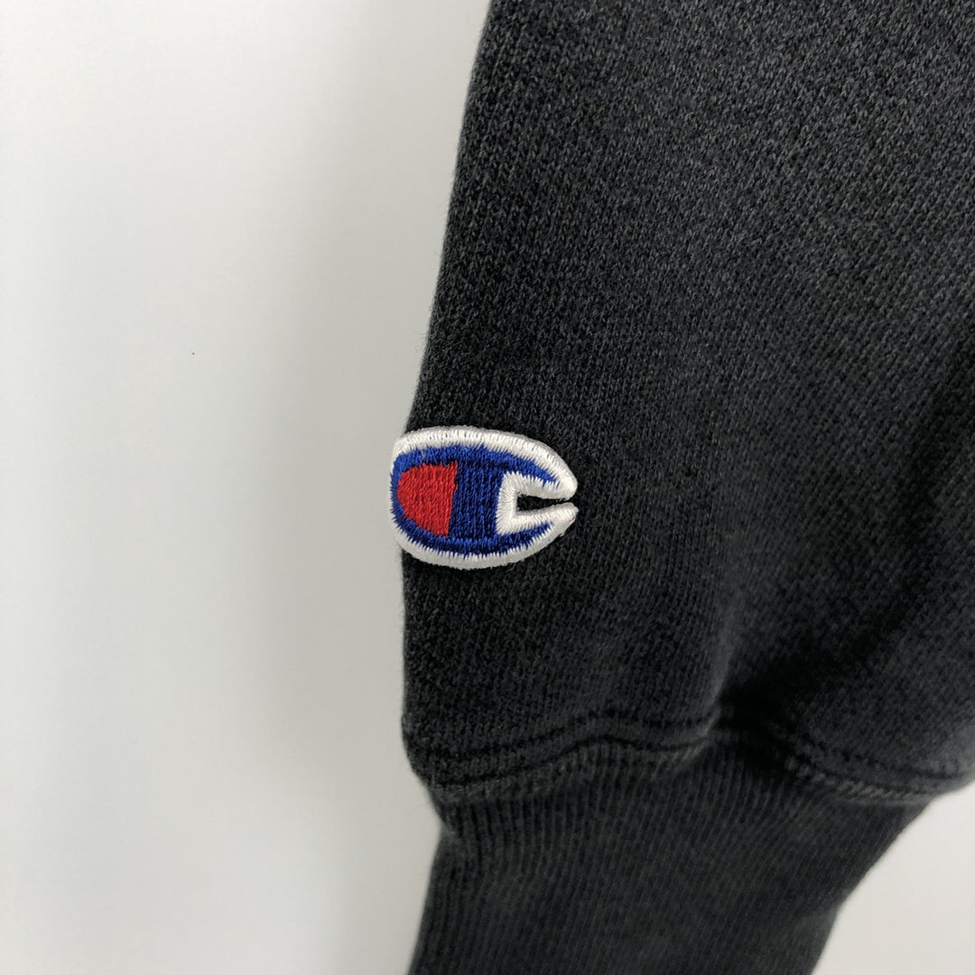 Champion Premium Reverse Weave Sweat Pullover Hoodie (Men's Size M) cotton black type Vintage Second Hand