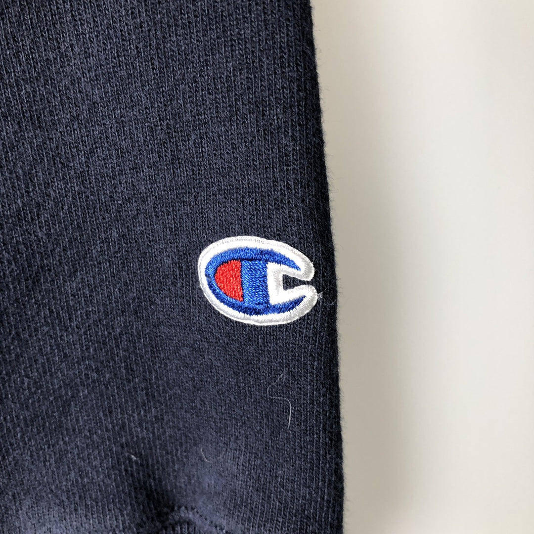 Champion Reverse Weave Graham Tire And Auto Stars and Stripes Advertising Pullover Hoodie (Men's XL equivalent) cotton navy blue type Vintage Second Hand