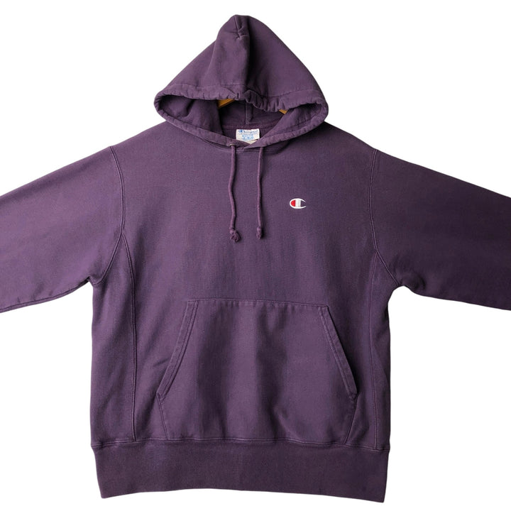 Champion REVERSE WEAVE Reverse Weave Sweat Pullover Hoodie Men's M cotton purple type Vintage Second Hand