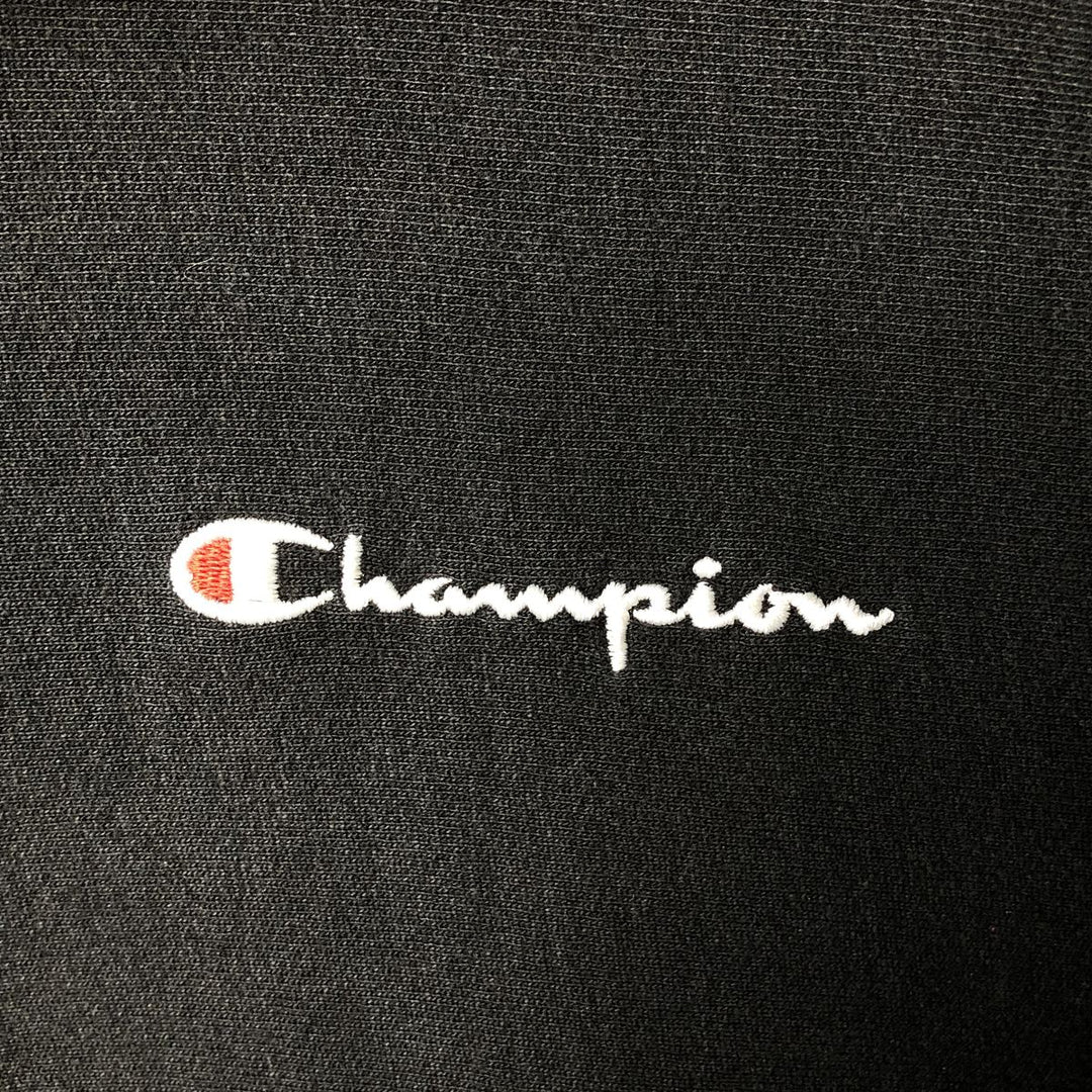 Champion REVERSE WEAVE Reverse Weave Sweat Pullover Hoodie Men's XL cotton black type Vintage Second Hand