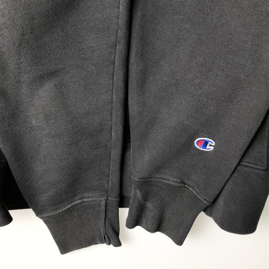 Champion REVERSE WEAVE Reverse Weave Sweat Pullover Hoodie Men's XL cotton black type Vintage Second Hand