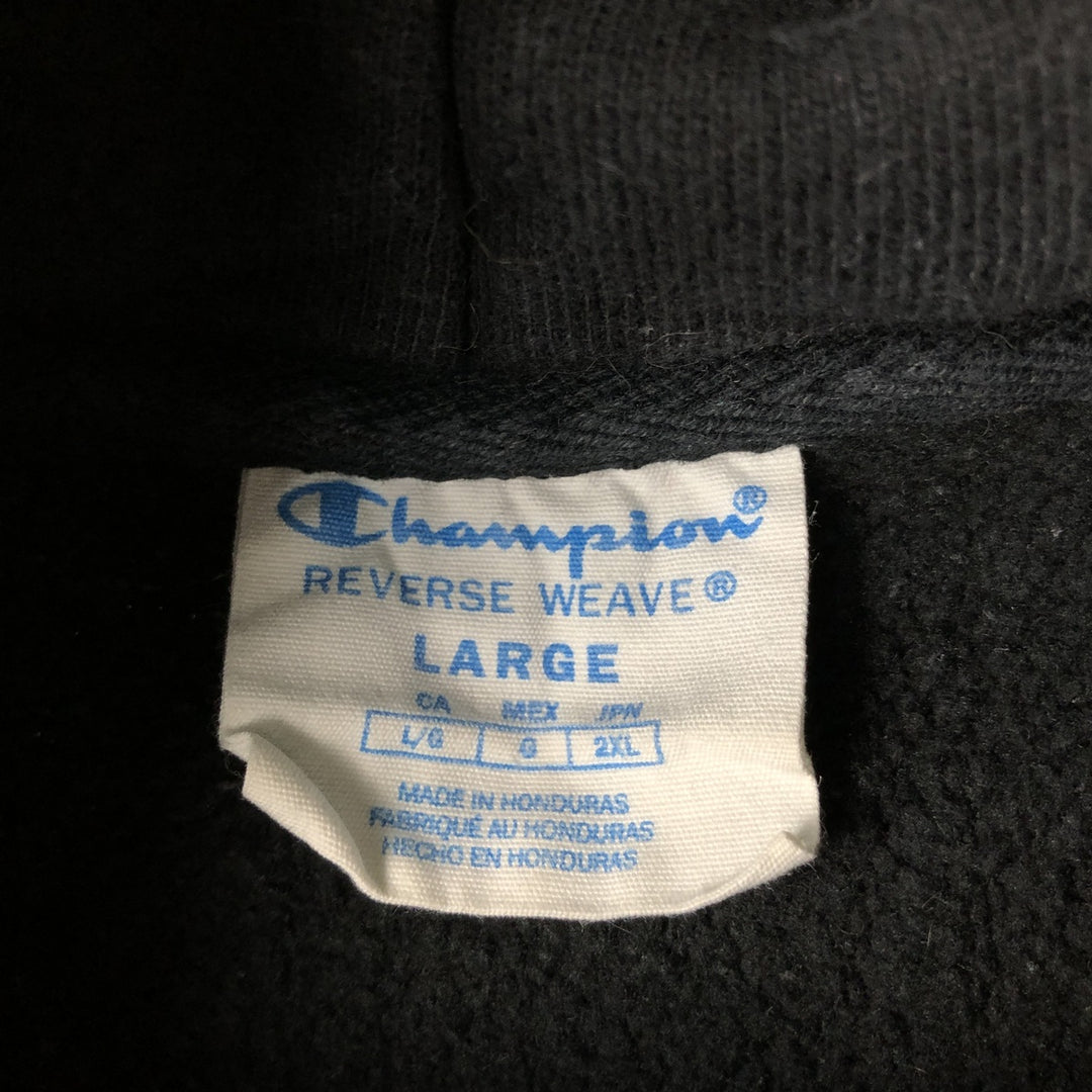 Champion REVERSE WEAVE Reverse Weave Sweat Pullover Hoodie Men's L size unclear black type Vintage Second Hand