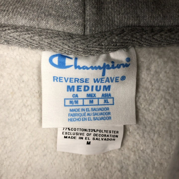 Champion REVERSE WEAVE Reverse Weave College Sweat Pullover Hoodie Men's M cotton gray type Vintage Second Hand