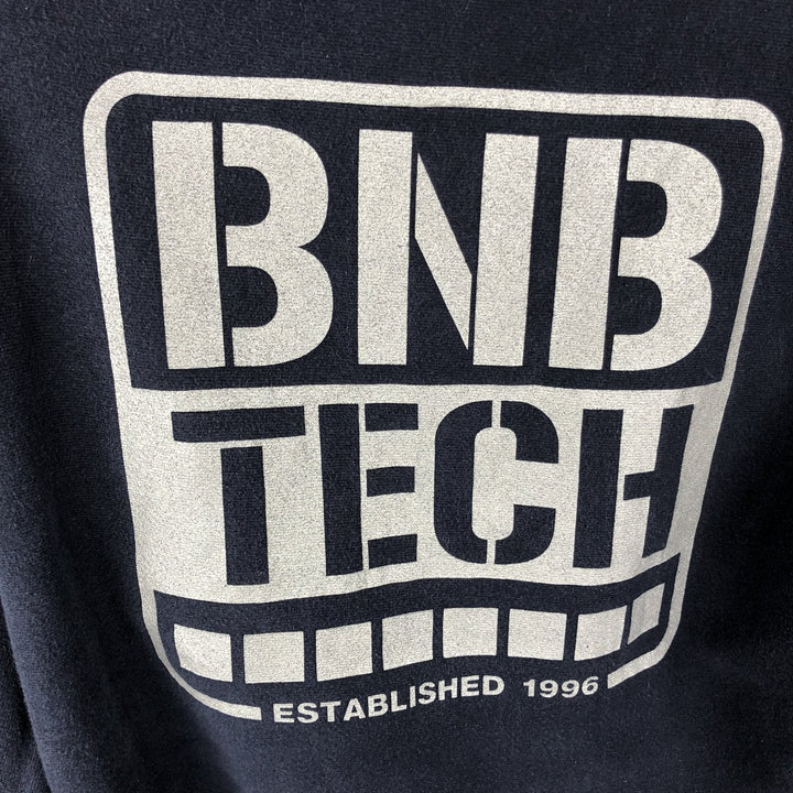 Champion Reverse Weave Advertising Sweat Pullover Hoodie, Men's Size L (approx.) cotton navy blue type Vintage Second Hand