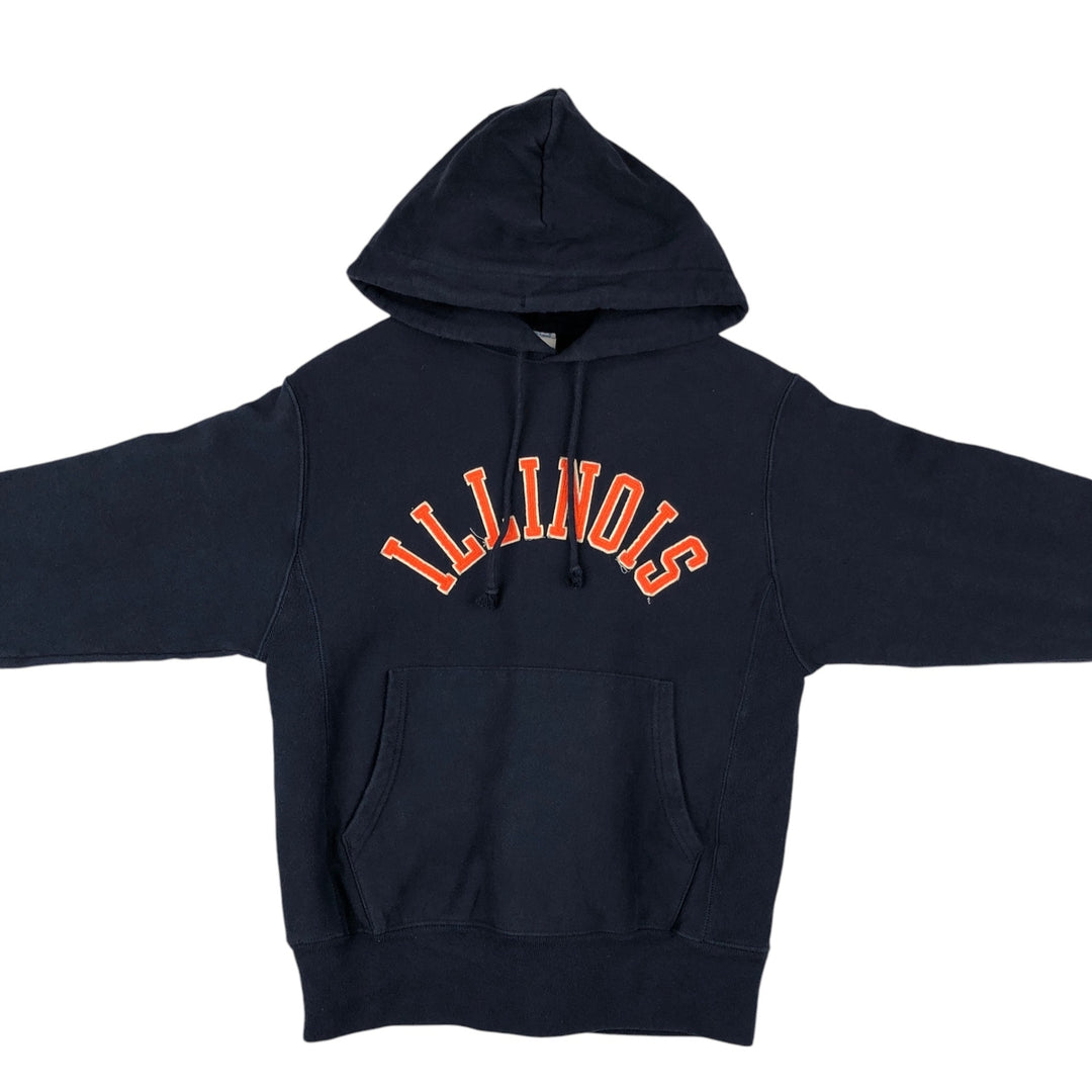 Champion REVERSE WEAVE Reverse Weave College Sweat Pullover Hoodie Men's S cotton navy blue type Vintage Second Hand