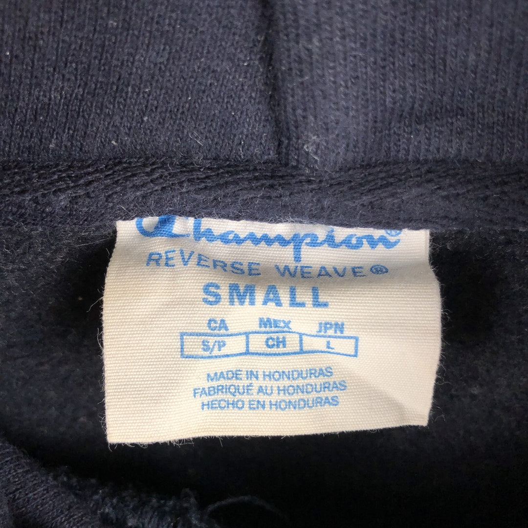 Champion REVERSE WEAVE Reverse Weave College Sweat Pullover Hoodie Men's S cotton navy blue type Vintage Second Hand