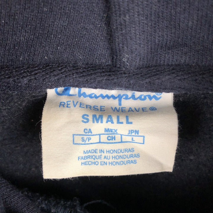 Champion REVERSE WEAVE Reverse Weave College Sweat Pullover Hoodie Men's S cotton navy blue type Vintage Second Hand
