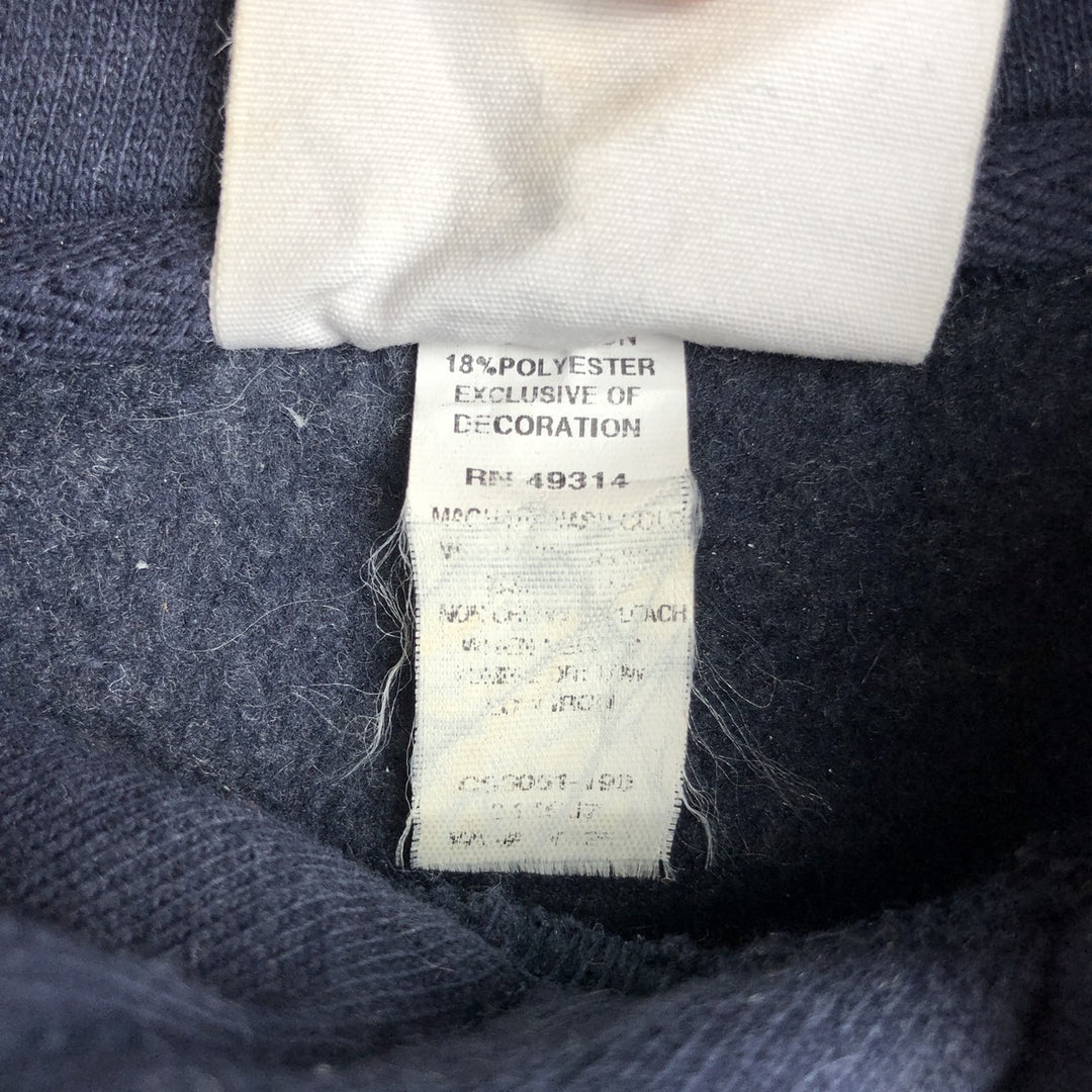 Champion REVERSE WEAVE Reverse Weave College Sweat Pullover Hoodie Men's S cotton navy blue type Vintage Second Hand