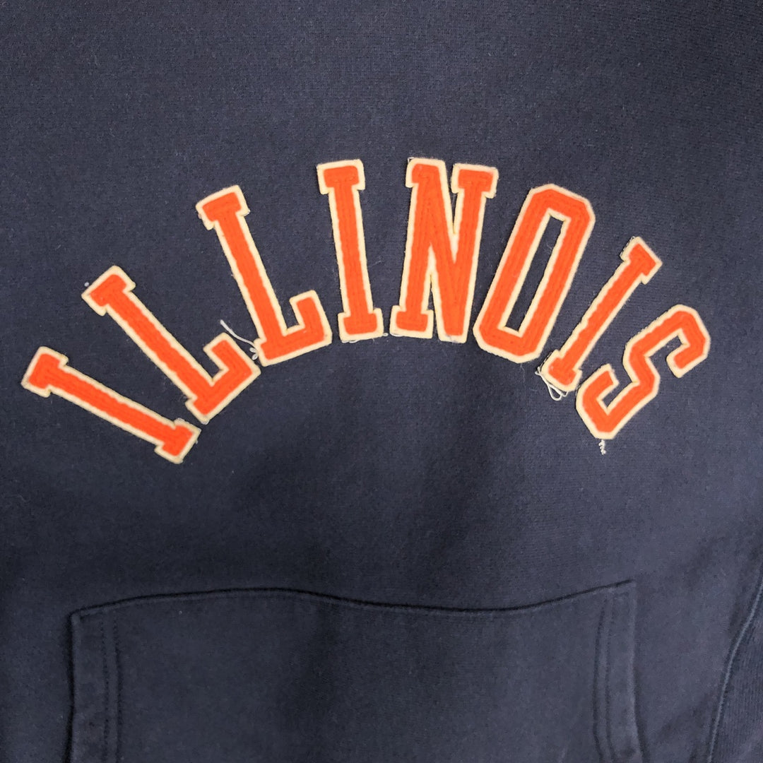 Champion REVERSE WEAVE Reverse Weave College Sweat Pullover Hoodie Men's S cotton navy blue type Vintage Second Hand