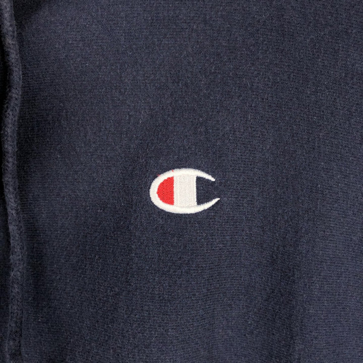 Champion REVERSE WEAVE (Men's size M equivalent) cotton navy blue type Vintage Second Hand