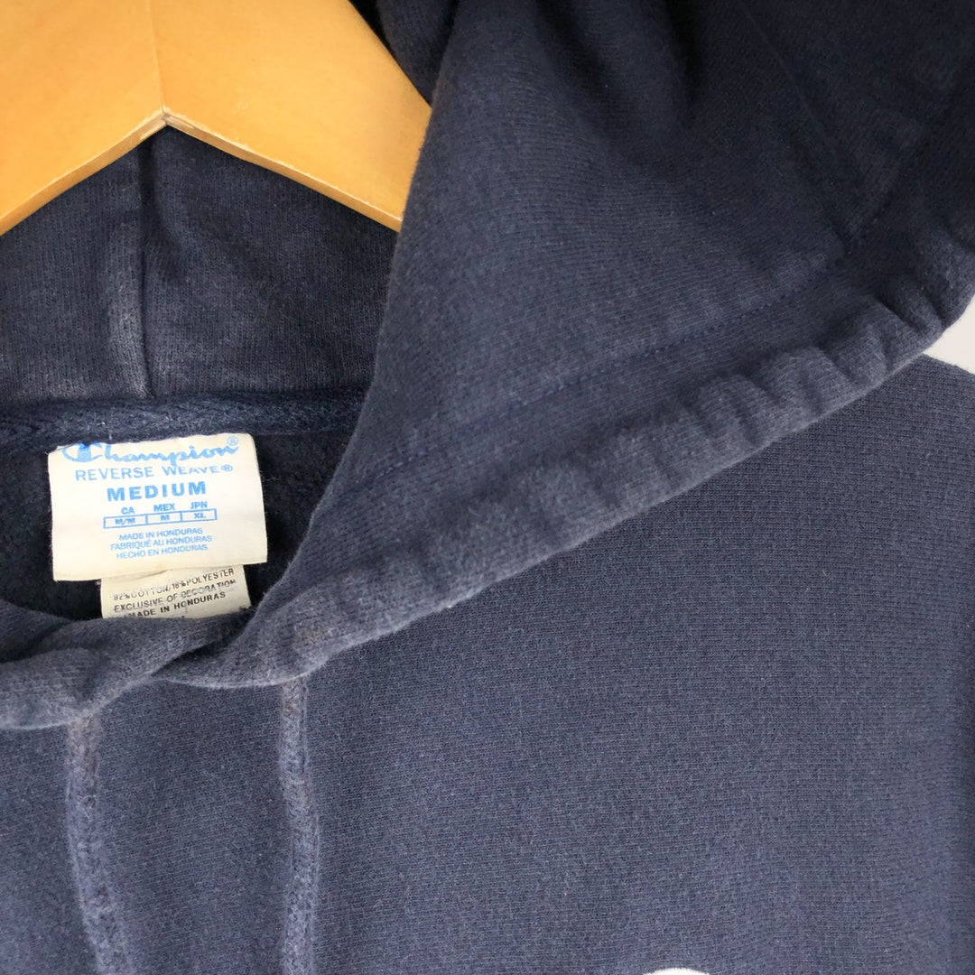 Champion REVERSE WEAVE (Men's size M equivalent) cotton navy blue type Vintage Second Hand