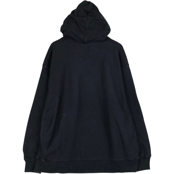 2000'S Champion Original Reverse Weave College Sweatshirt Pullover Hoodie, Men's XXL equivalent. cotton black type Vintage Second Hand