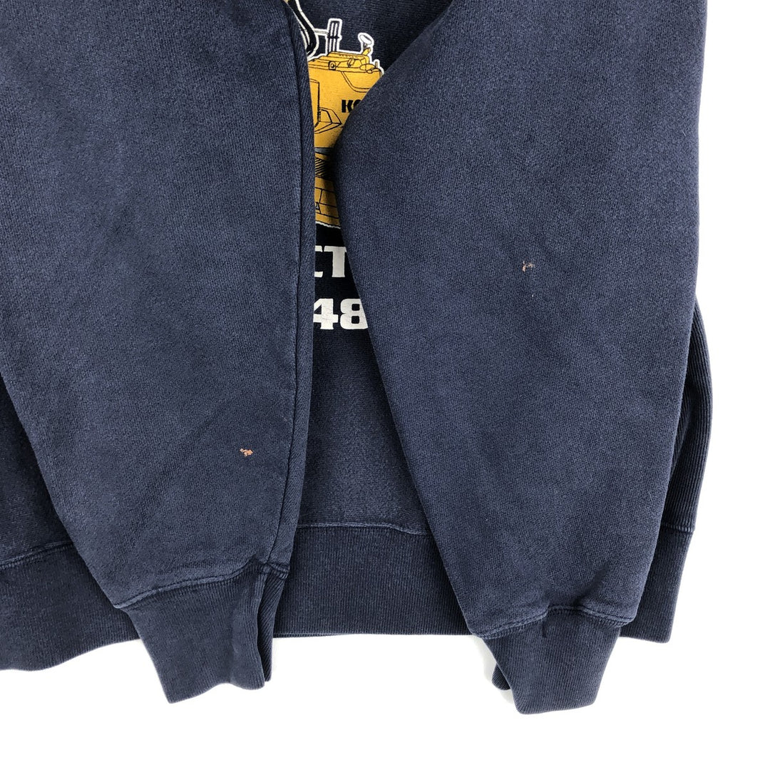 Champion REVERSE WEAVE Advertising Sweat Pullover Hoodie Men's L size cotton navy blue type Vintage Second Hand