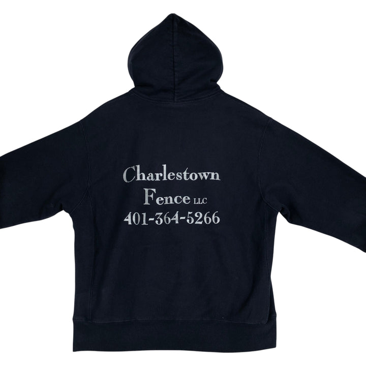 Champion REVERSE WEAVE Advertising Sweat Pullover Hoodie Men's L size cotton navy blue type Vintage Second Hand